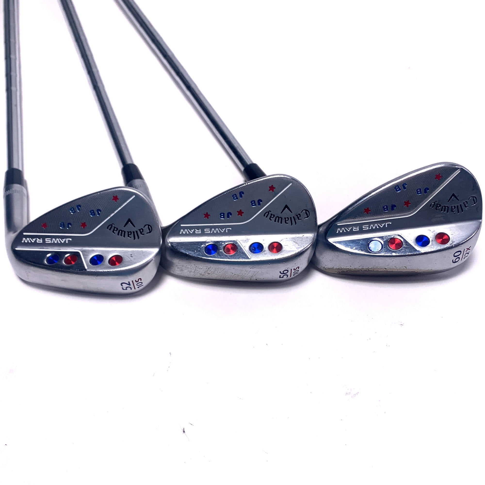 Callaway JAWS Raw Chrome 3-Wedge Set (52°/56°/60°)