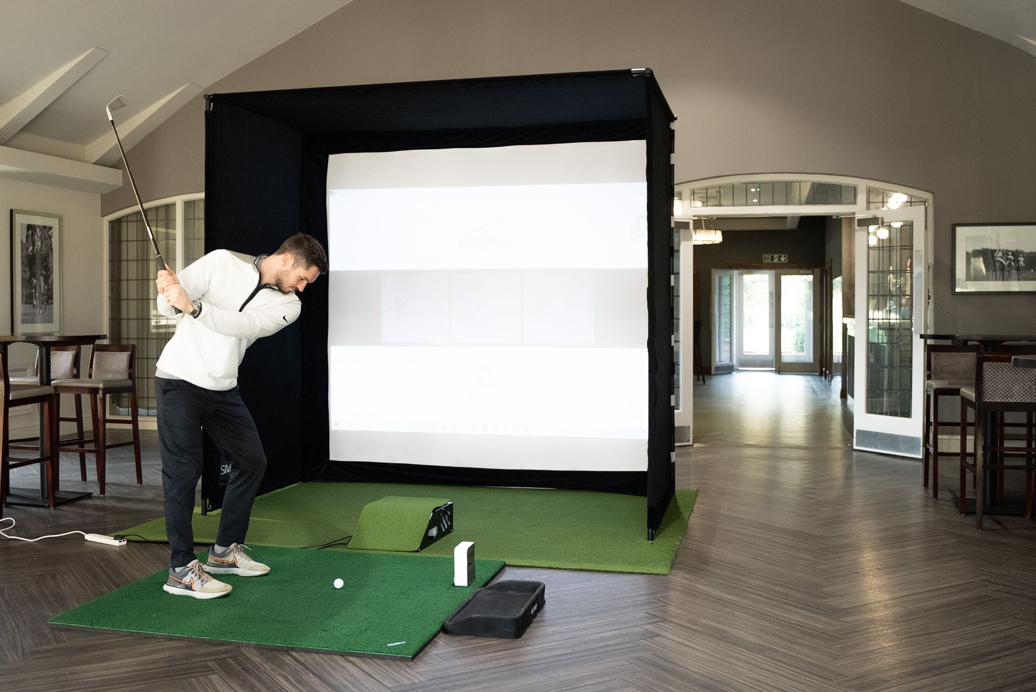 GolfBays SimBox Golf Simulator Enclosure