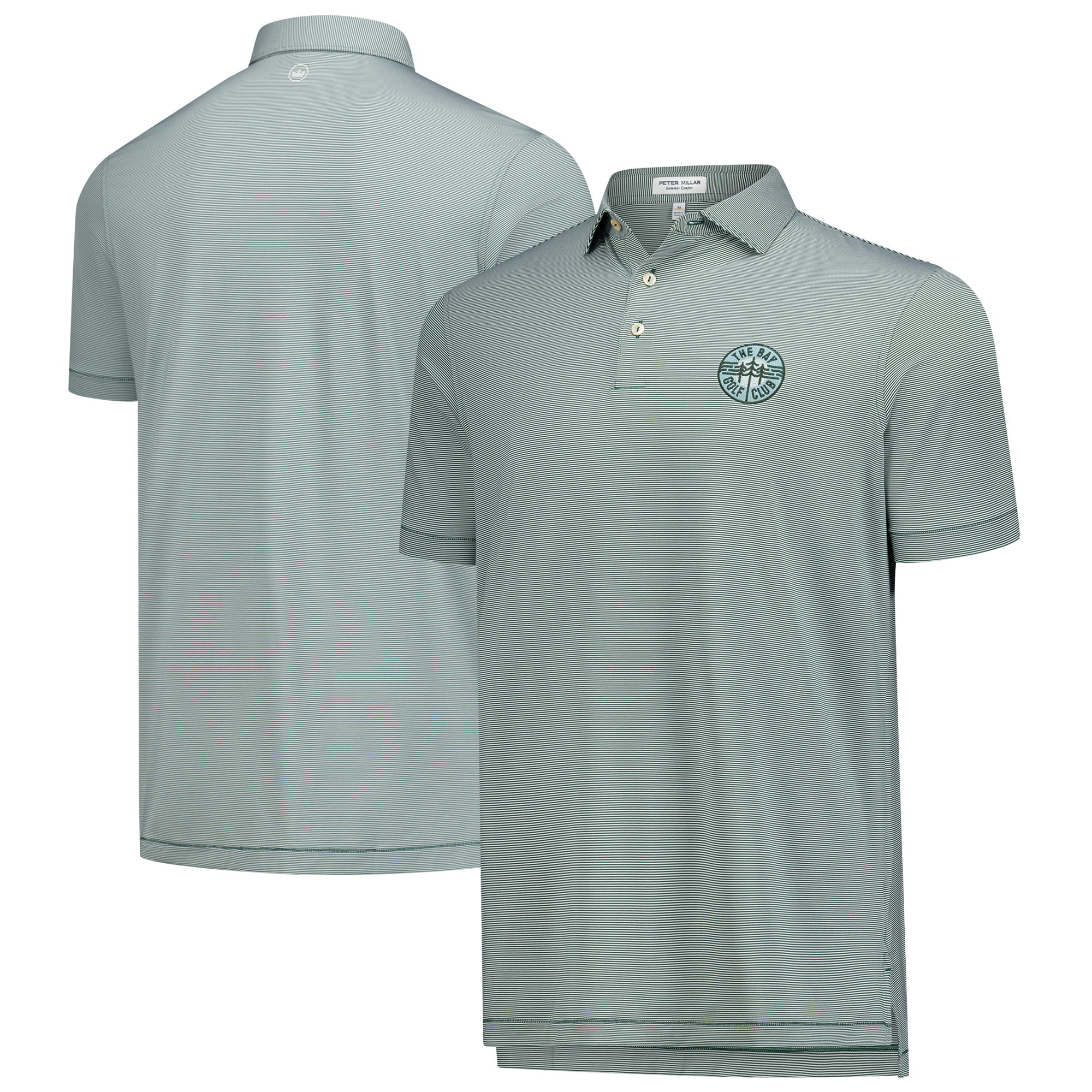 Peter Millar Jubilee Stripe Stretch Polo — The Bay Golf Club
