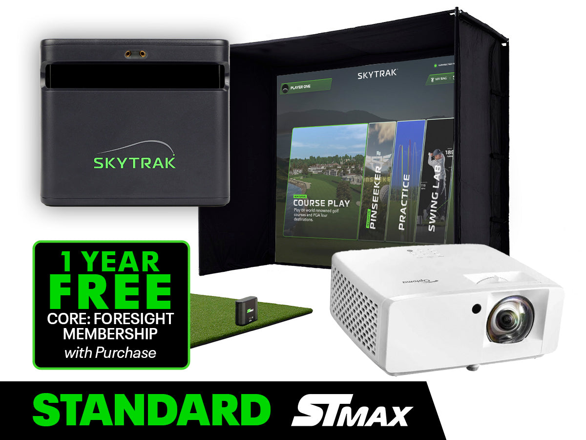 SkyTrak ST MAX Golf Simulator — Standard Studio Package